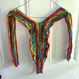 One Size Rainbow Body Suit